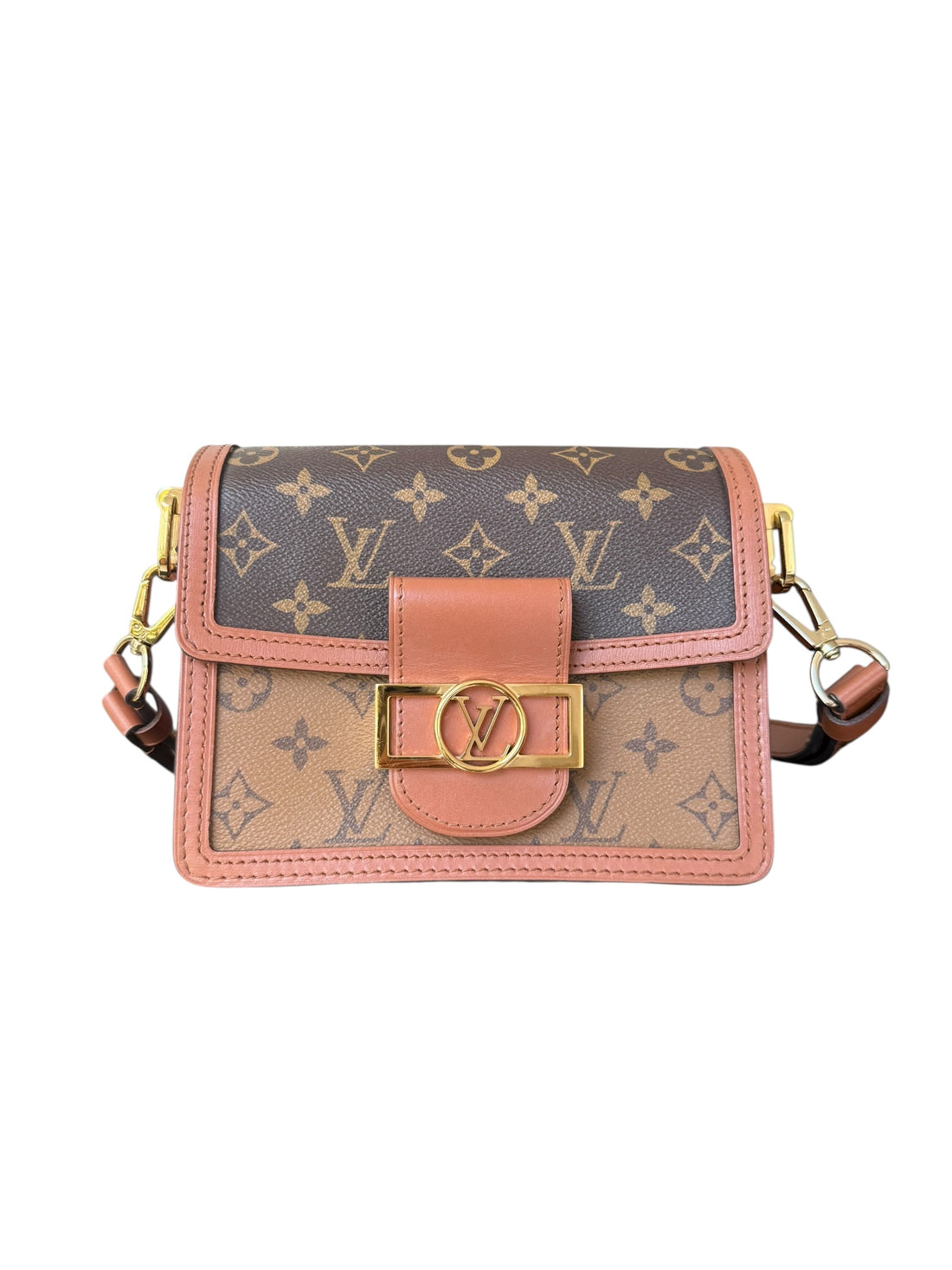 Louis Vuitton Dauphine Mini Monogram Canvas Reverse