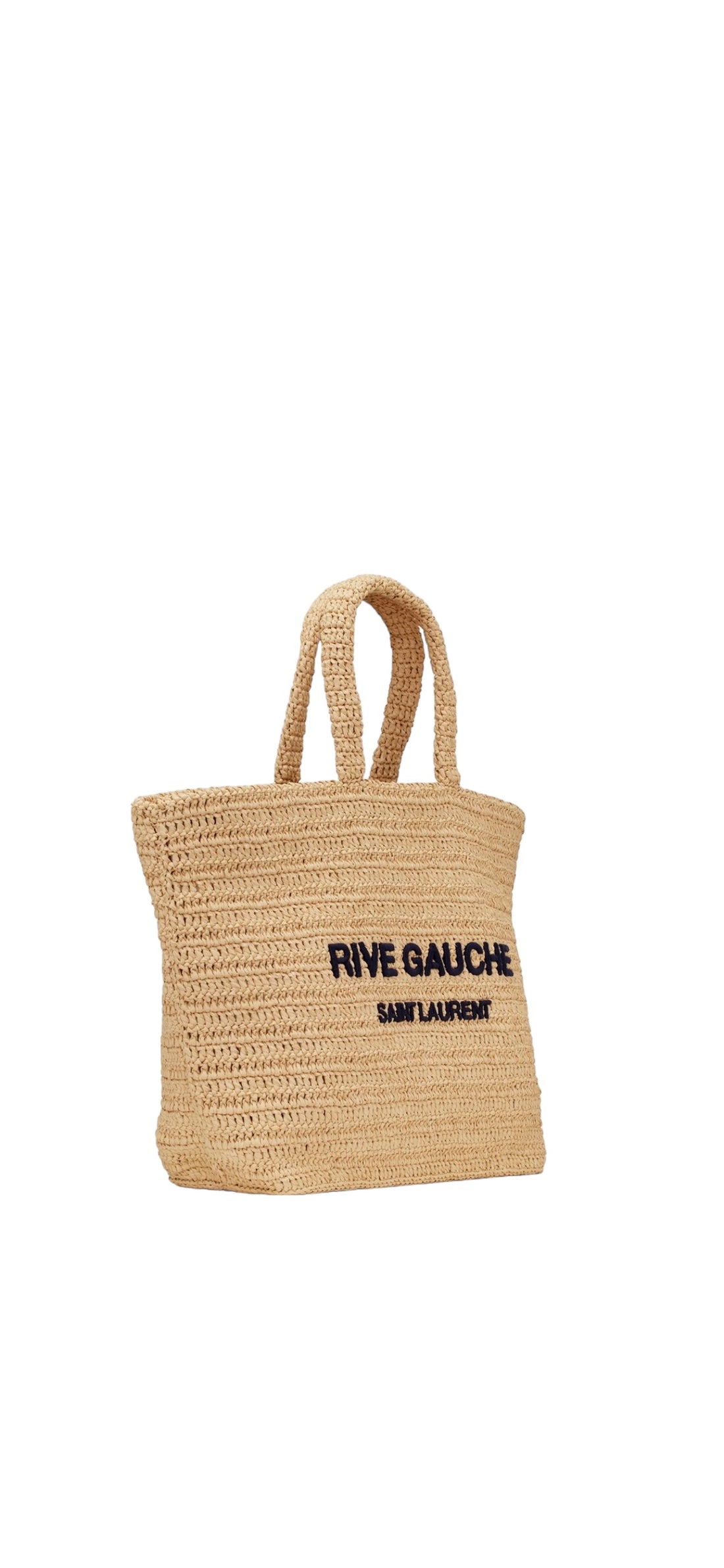 YSL Saint Laurent Rive Gauche  Tote Bag aus Raffia