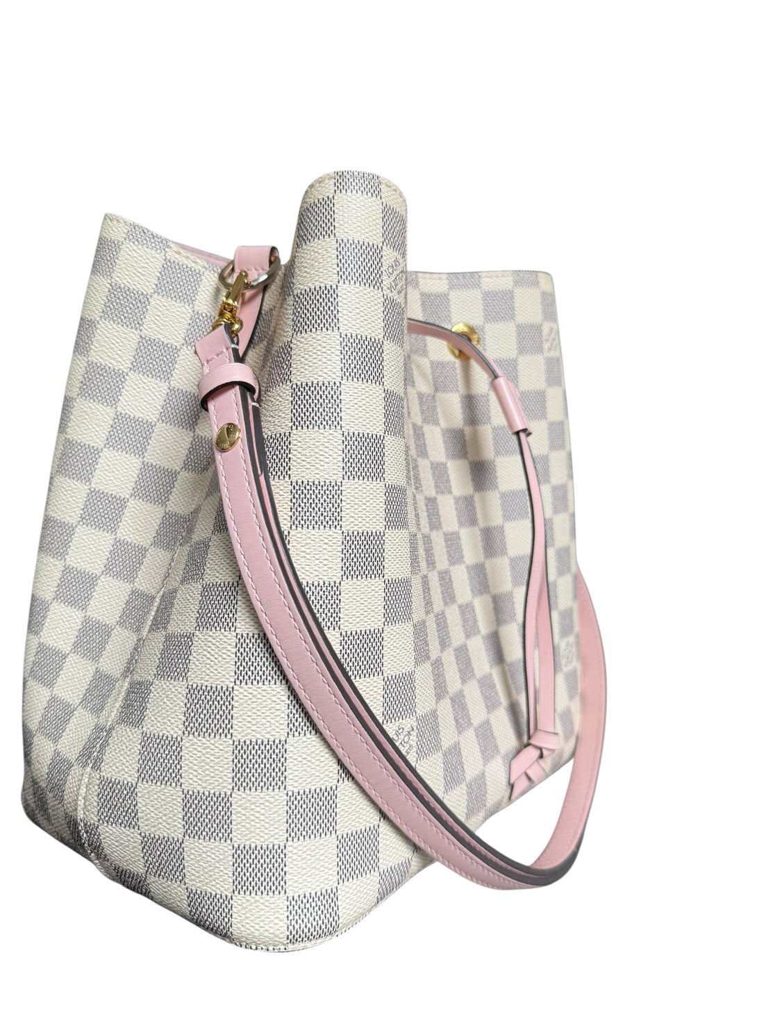 Louis Vuitton Néonoé in Canvas Damier Azur Rose Ballerine