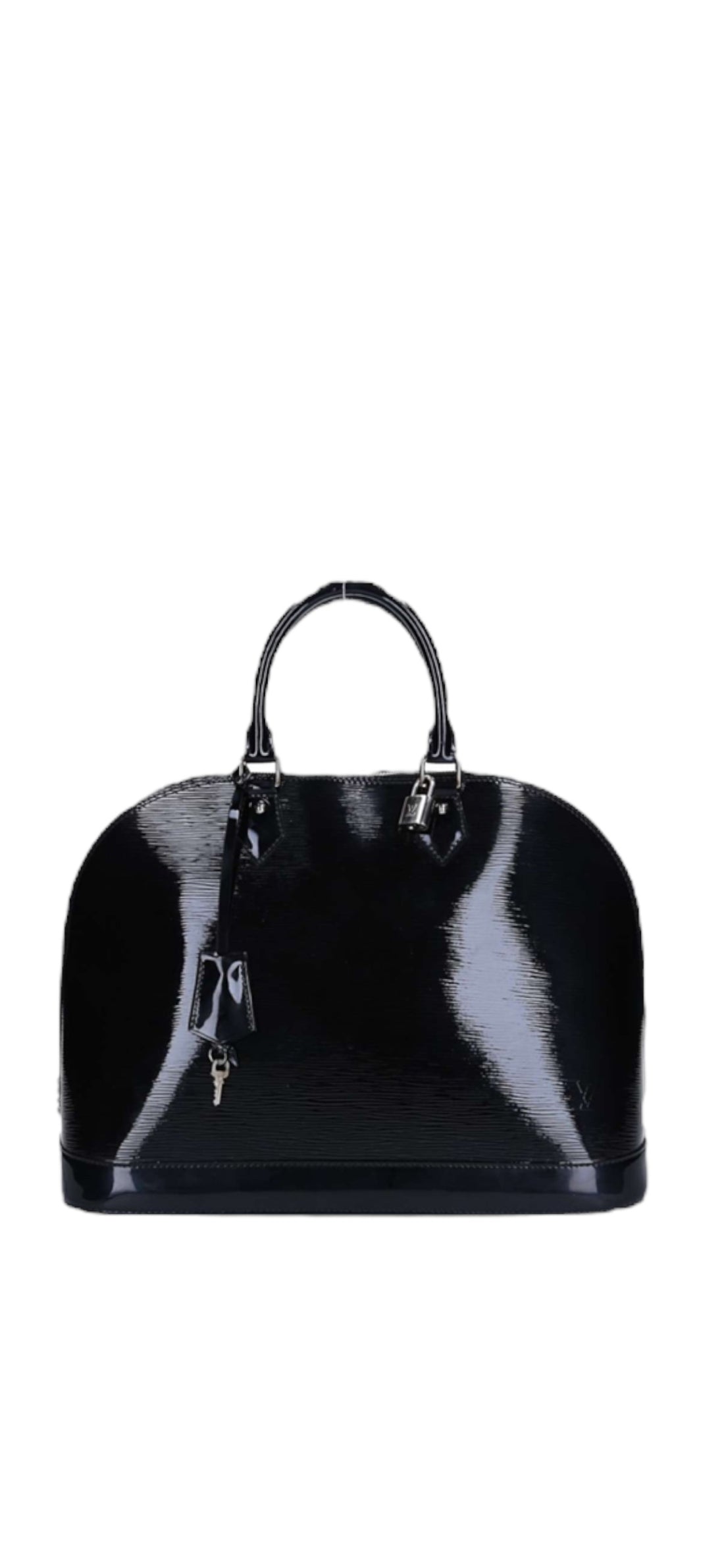Louis Vuitton Alma pm EPI Electric schwarz glänzend