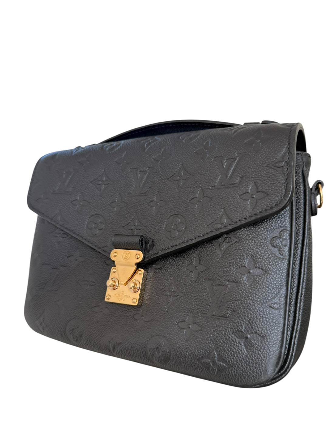 Louis Vuitton Metis Pochette Monogram Empreinte Leder schwarz