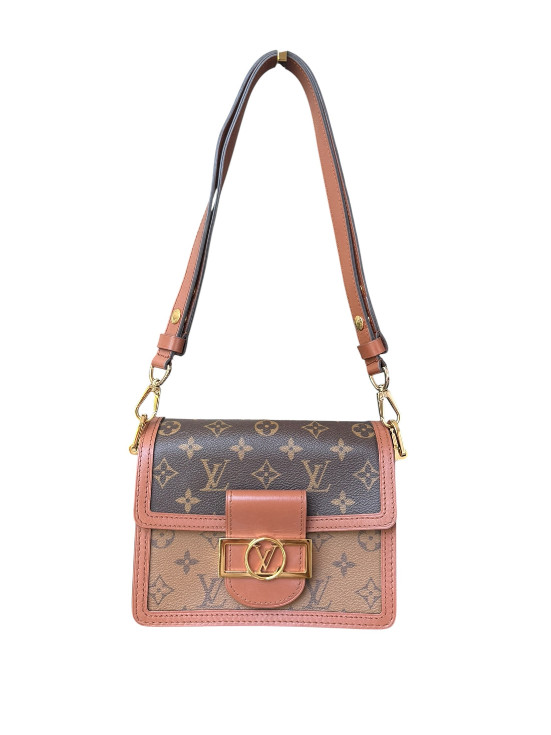 Louis Vuitton Dauphine Mini Monogram Canvas Reverse