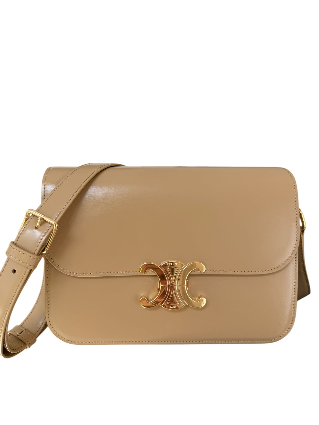 Celine Triomphe Tasche in beige