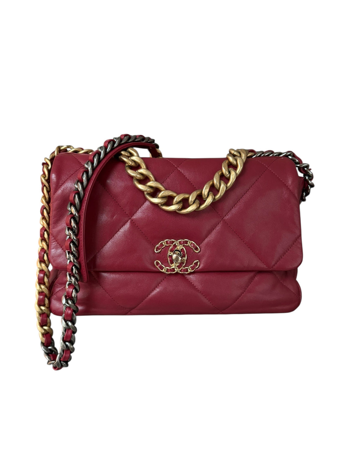 Chanel 19 Flap Bag Medium in Bordeux