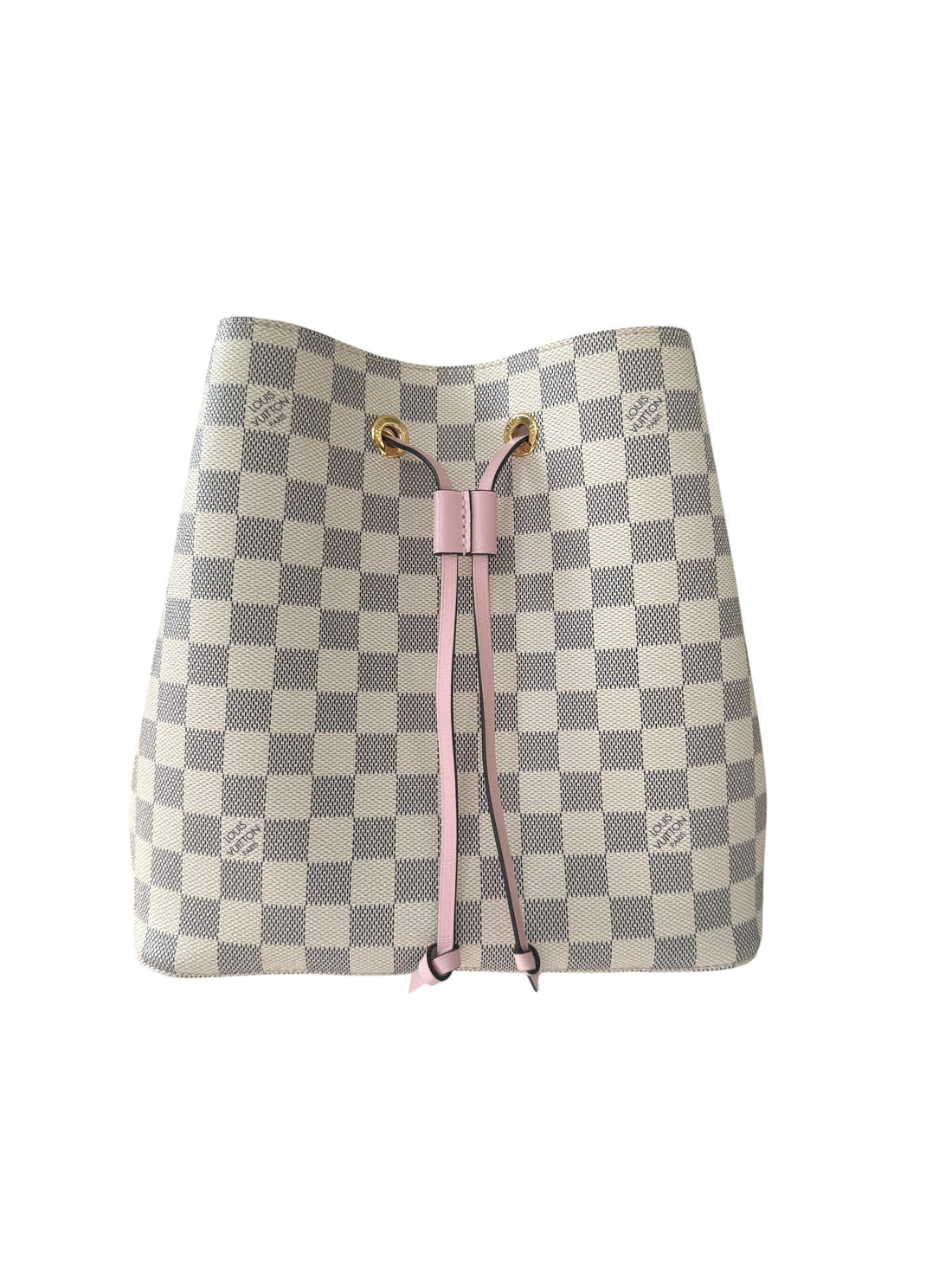 Louis Vuitton Néonoé in Canvas Damier Azur Rose Ballerine