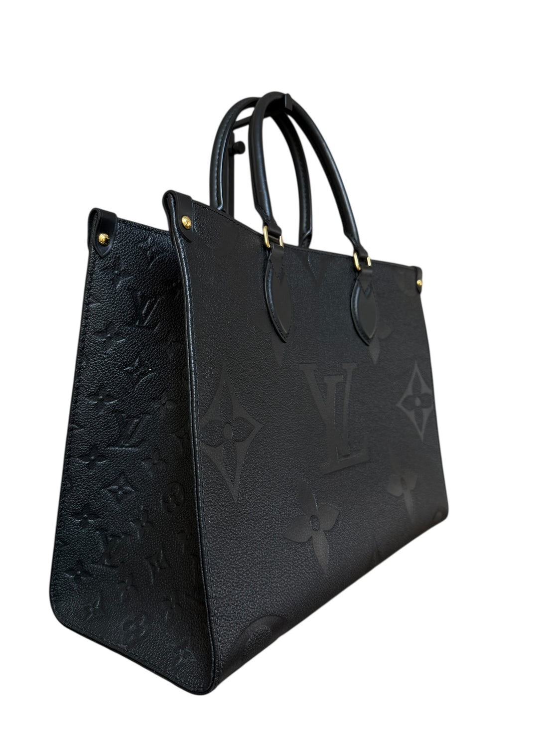 Louis Vuitton OnTheGo MM in Monogram Empreinte Leder schwarz