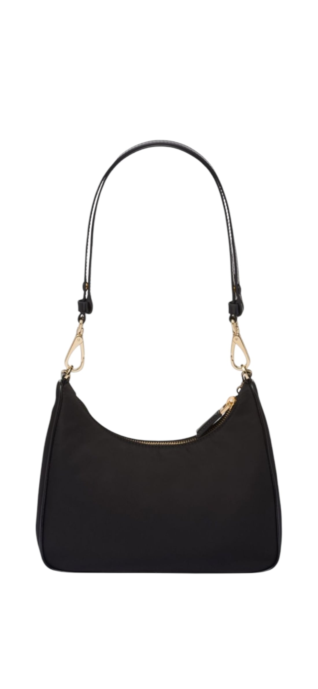 Prada Re Edition Pocket Bag schwarz mit goldener Hardware