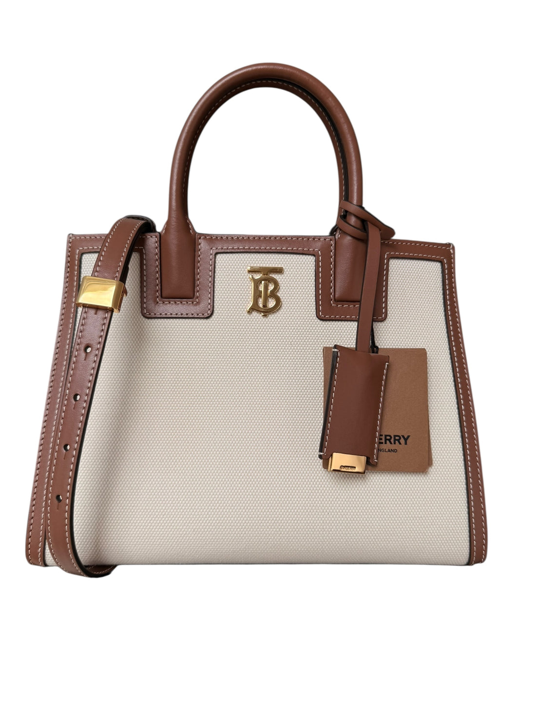 Burberry Mini Frances Natural Malt Brown