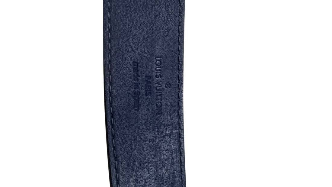 Louis Vuitton Gürtel Essential aus  EPI Leder navy