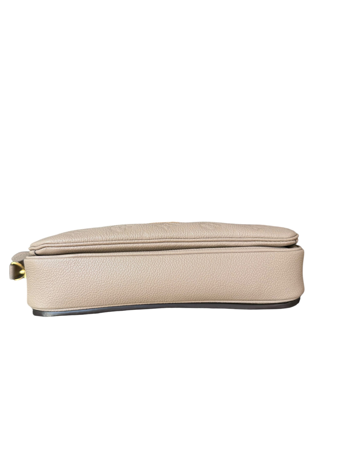 Louis Vuitton Metis Pochette Monogram Empreinte Leder in tourterelle