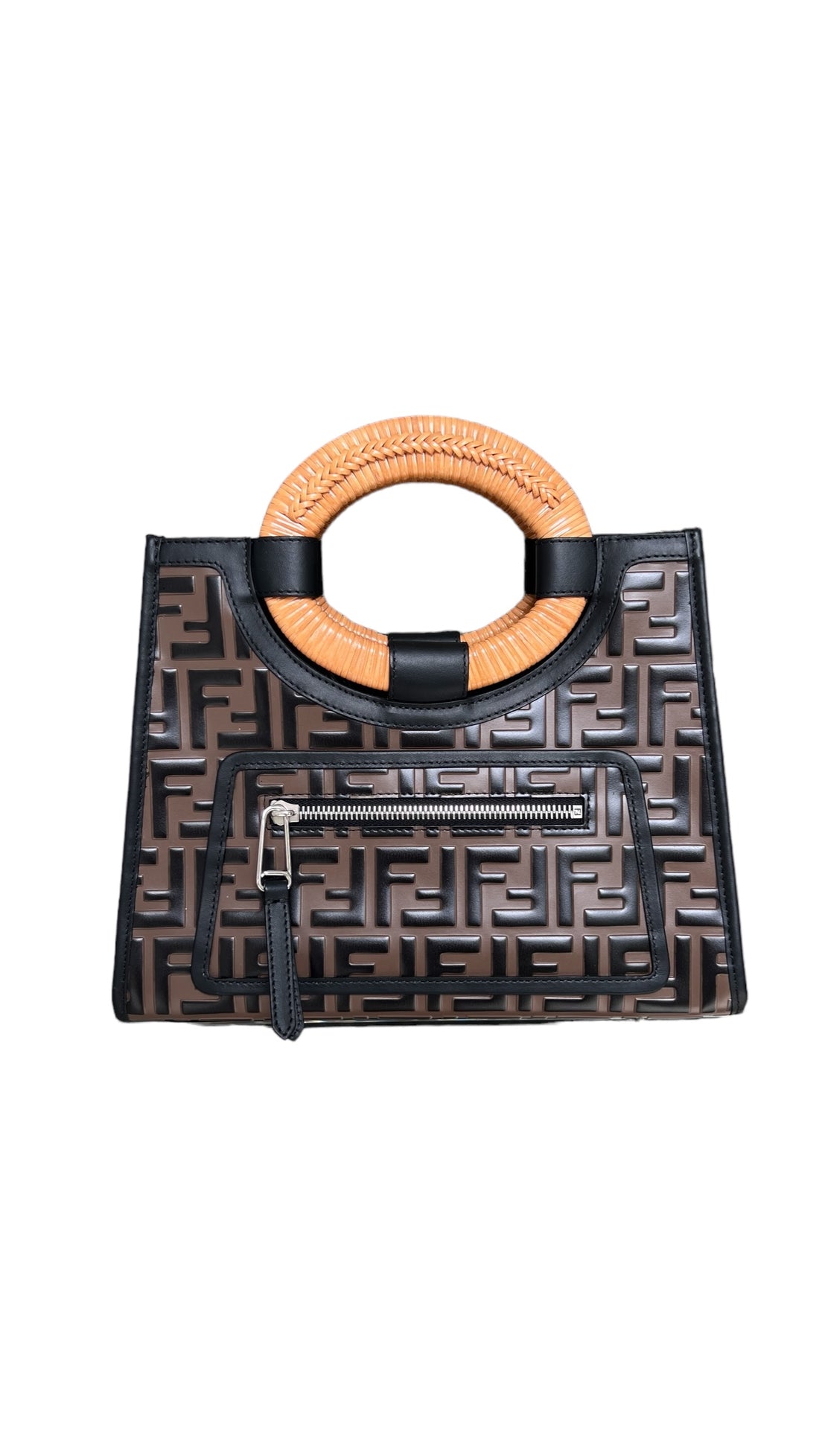 FENDI Fendi Runaway Zucca Tote Bag