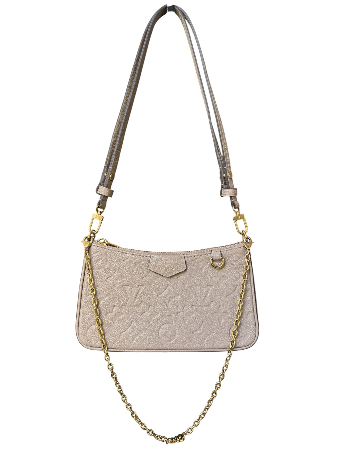 Louis Vuitton Easy Pouch on Strap in Monogram Empreinte Leder.