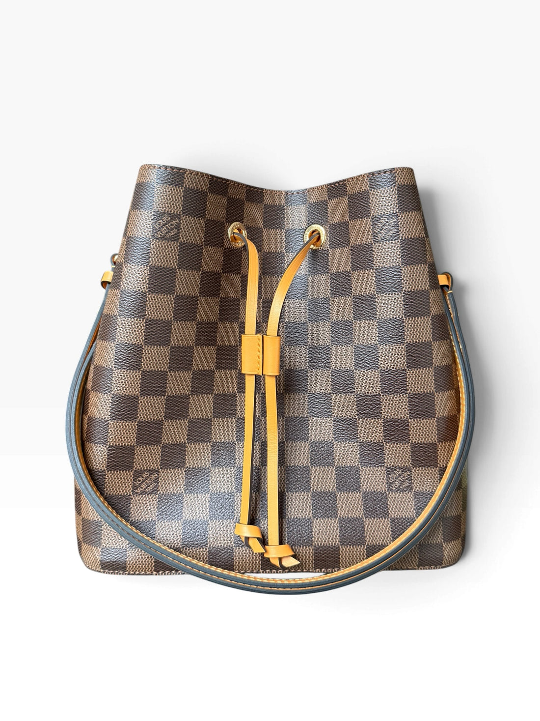 Louis Vuitton Néonoé MM Damier Ebene Safran
