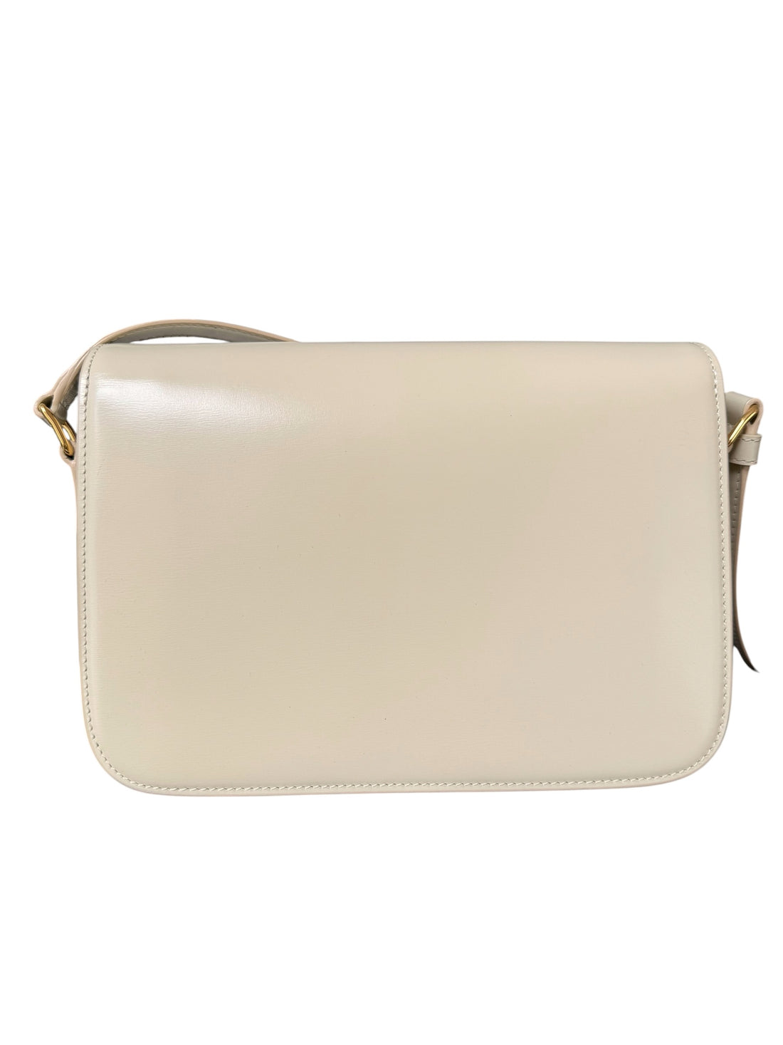Celine klassische Triomphe Tasche aus glänzendem Kalbleder.