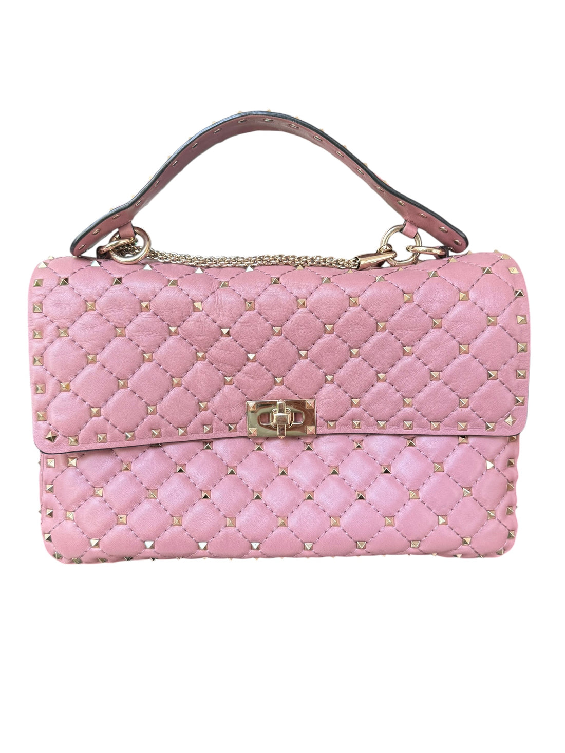 Valentino Garavani Spike Tasche in der Farbe rosa-nude