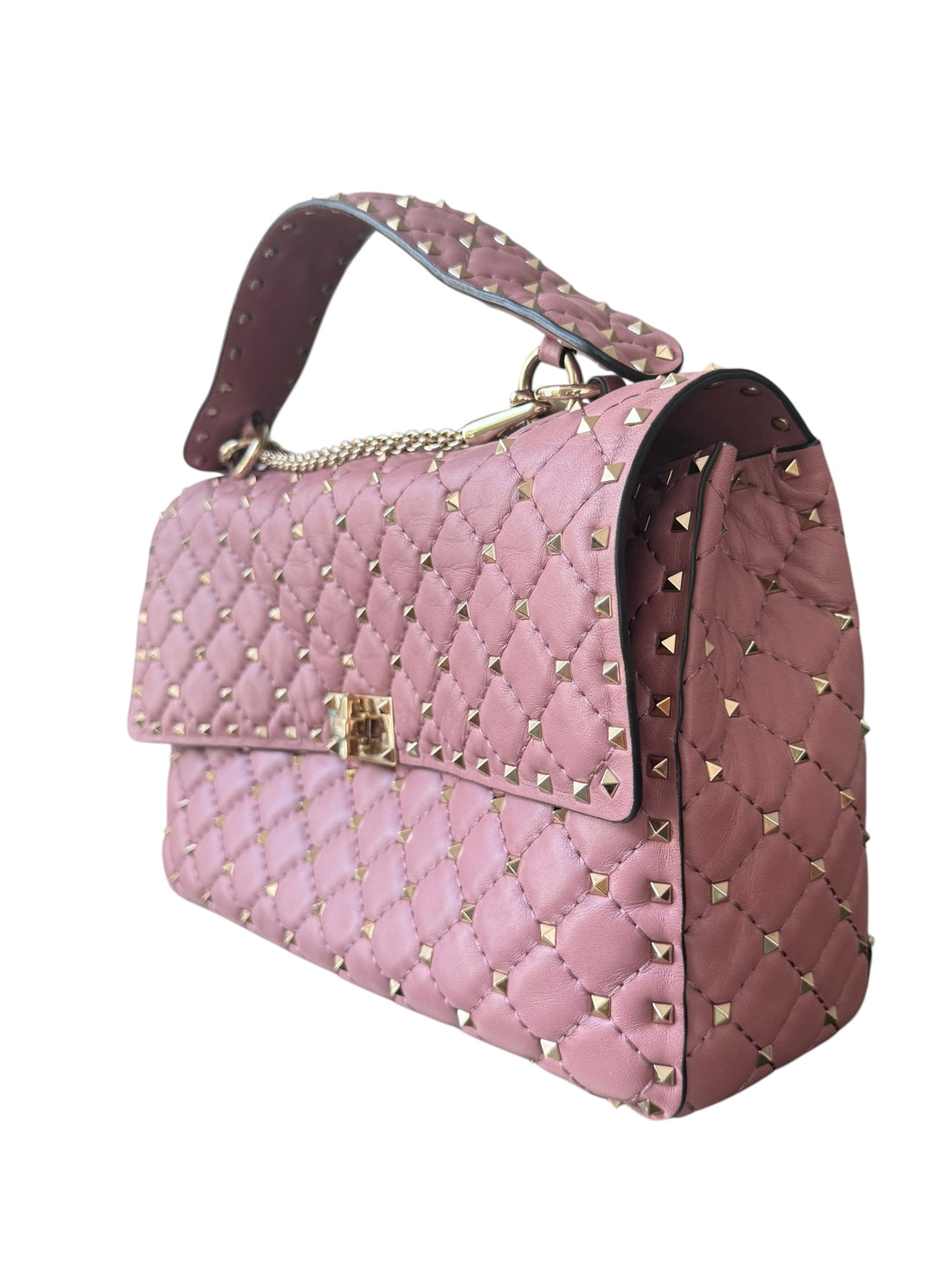 Valentino Garavani Spike Tasche in der Farbe rosa-nude
