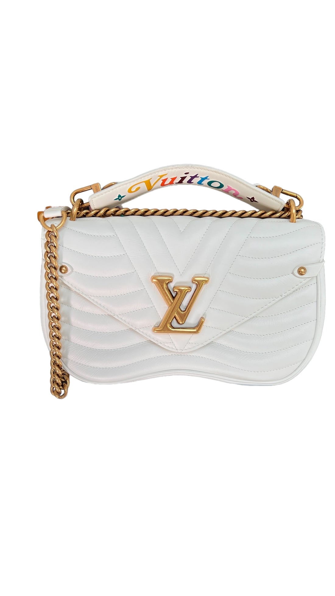 Louis Vuitton New Wave Chain Bag in der Farbe Snow