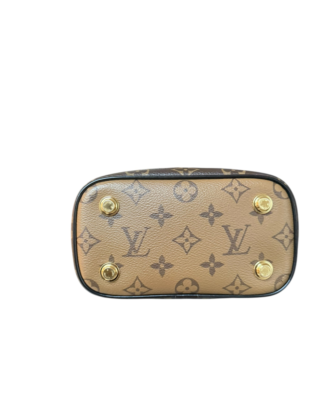 Louis Vuitton Vanity Bag pm aus beschichtetem Monogram Canvas und Monogram Reverse Canvas.