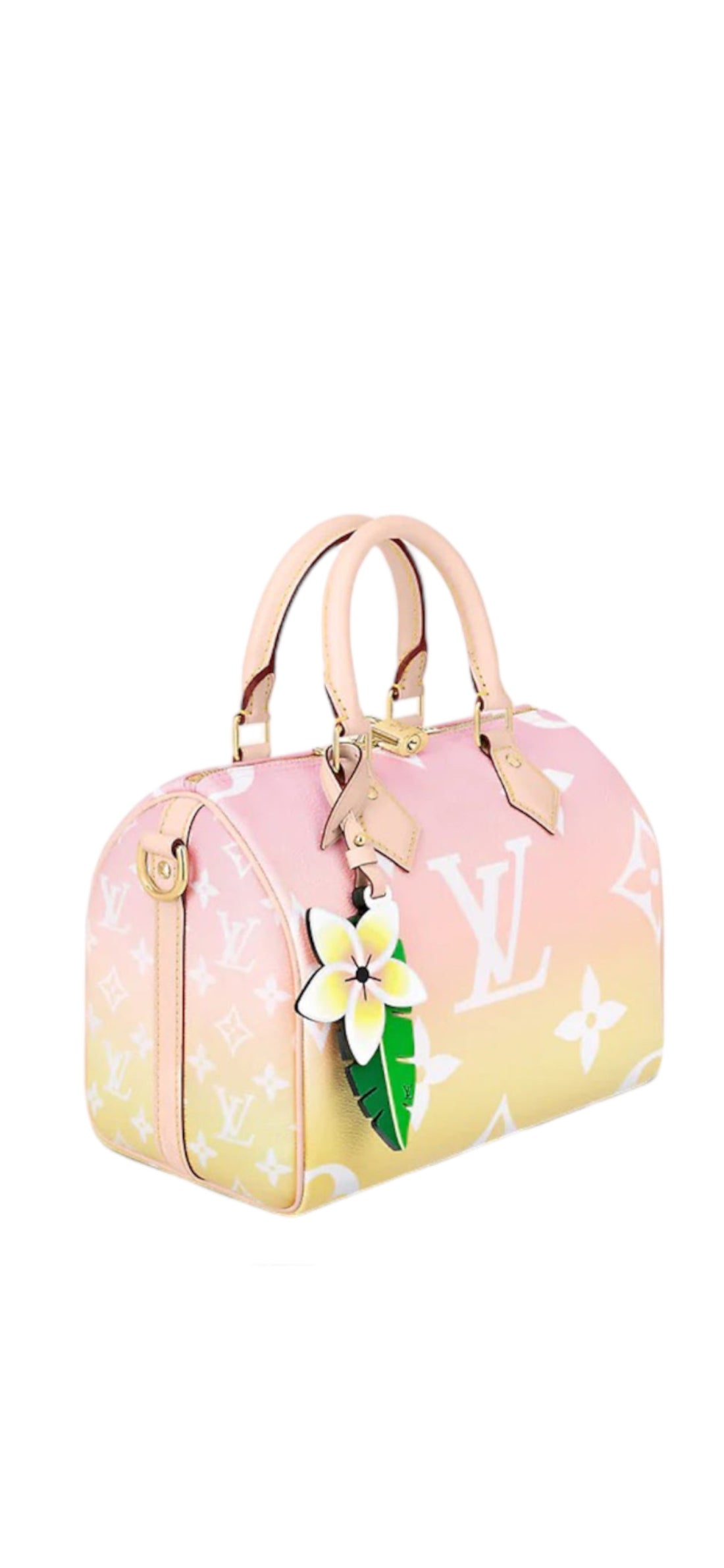 Louis Vuitton Speedy 25 Bandouliere Rose "by the pool"