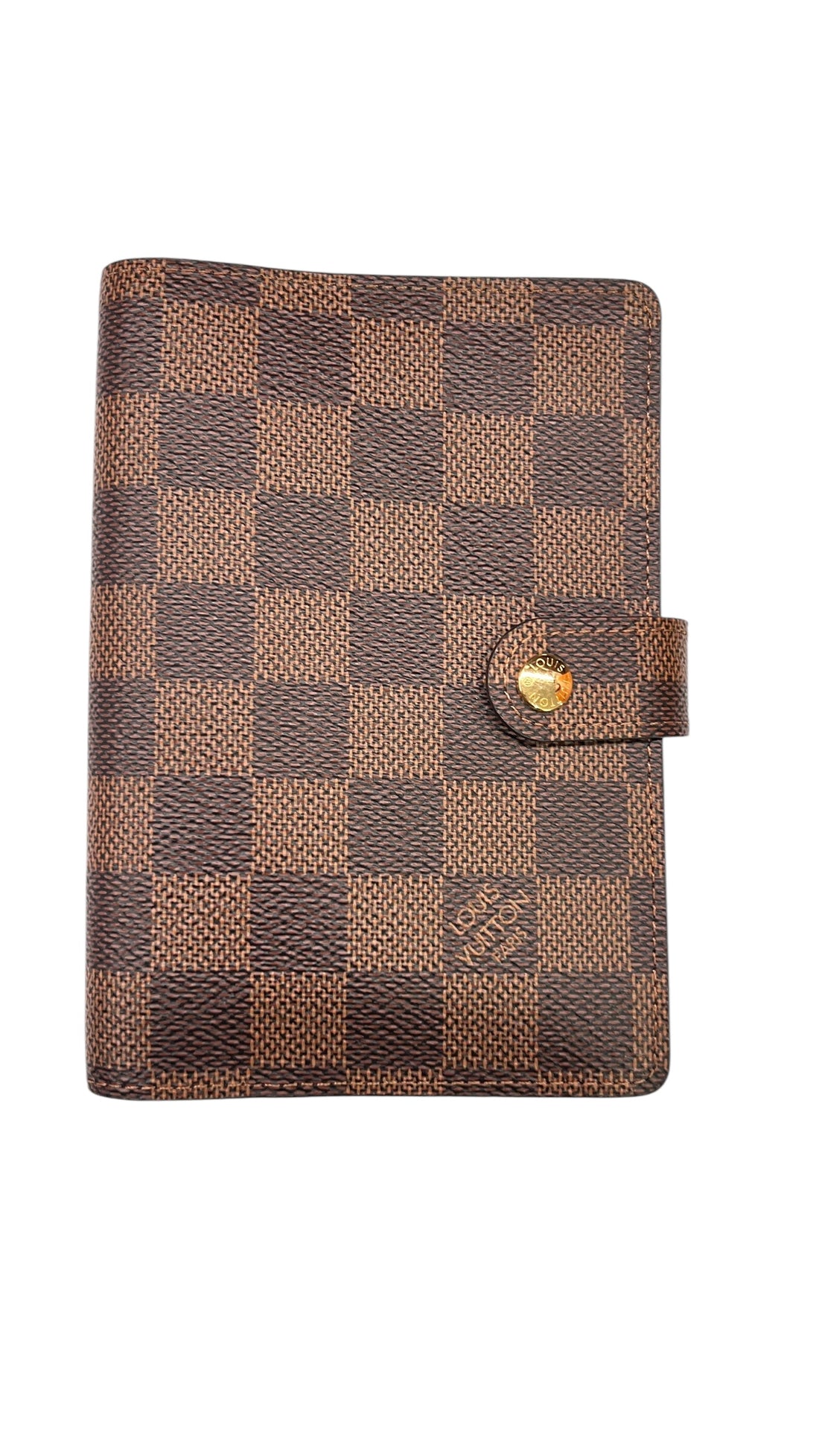 Louis Vuitton Agenda Couverture Fonctionnel pm in Damier Ebene Canvas