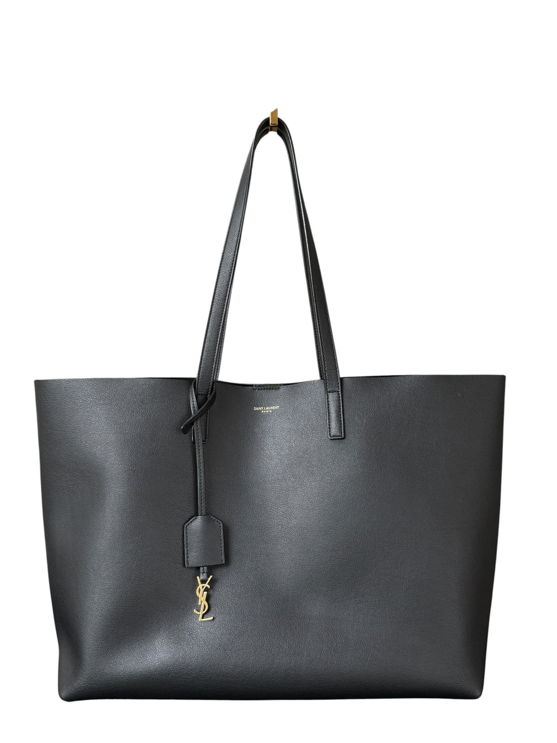 YSL Shopper aus schwarzem Leder
