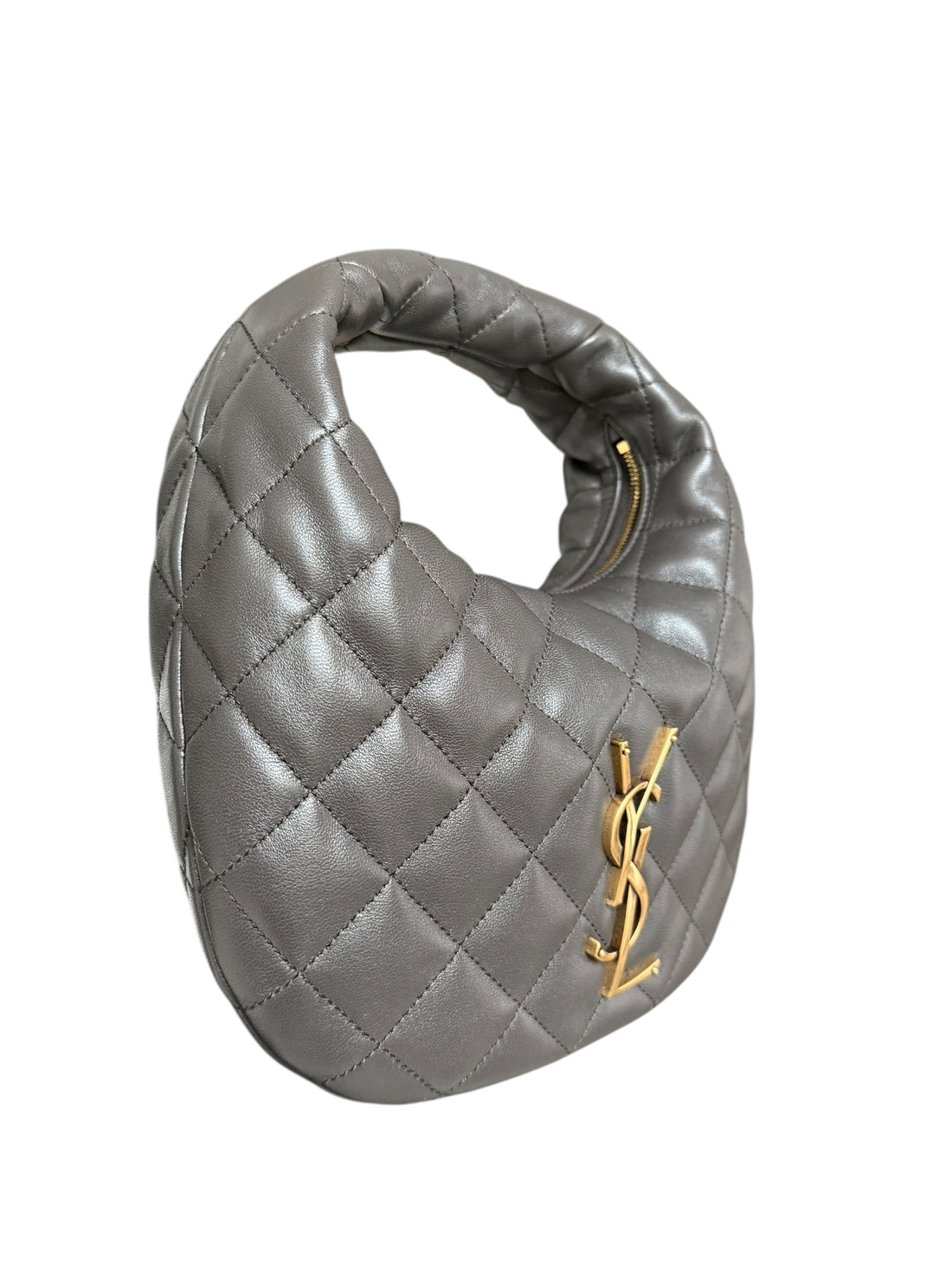 YSL Saint Laurent Icarino aus Neppaleder in der Farbe Urban Grey