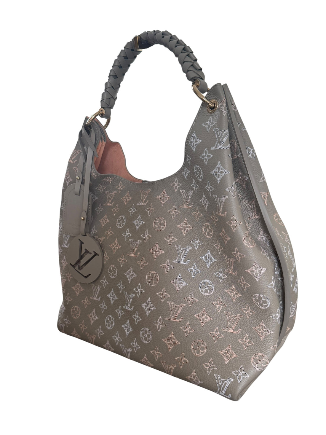 Louis Vuitton Carmel Beuteltasche aus Mahina Kalbsleder
