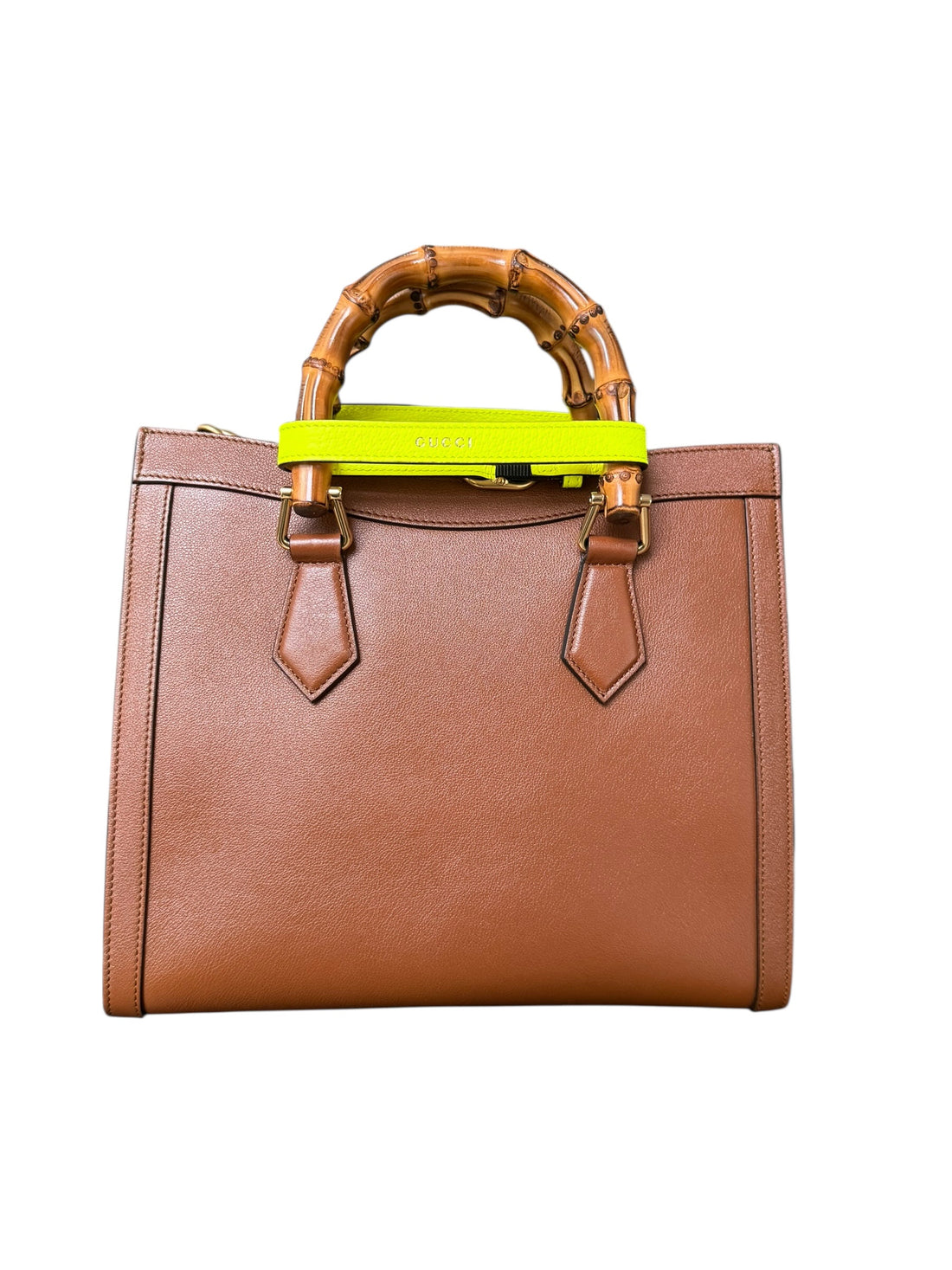 Gucci Diana Shopper Medium aus hellbraunem Leder