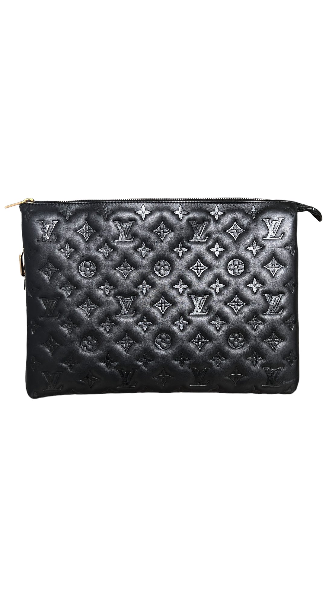 Louis Vuitton Coussin MM aus schwarzem Lammleder