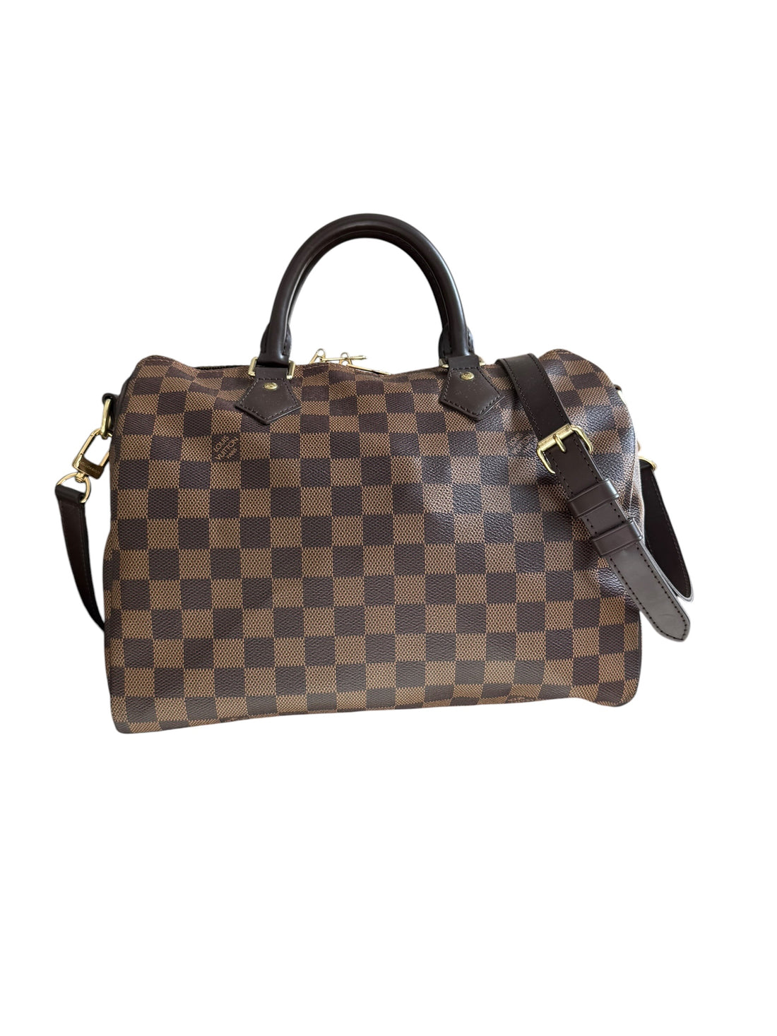 Louis Vuitton Speedy 30 Damier Ebene Canvas.