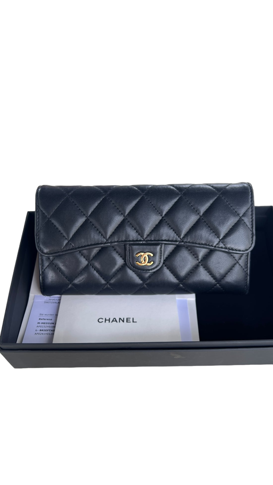 Chanel Portemonnaie / lange Brieftasche