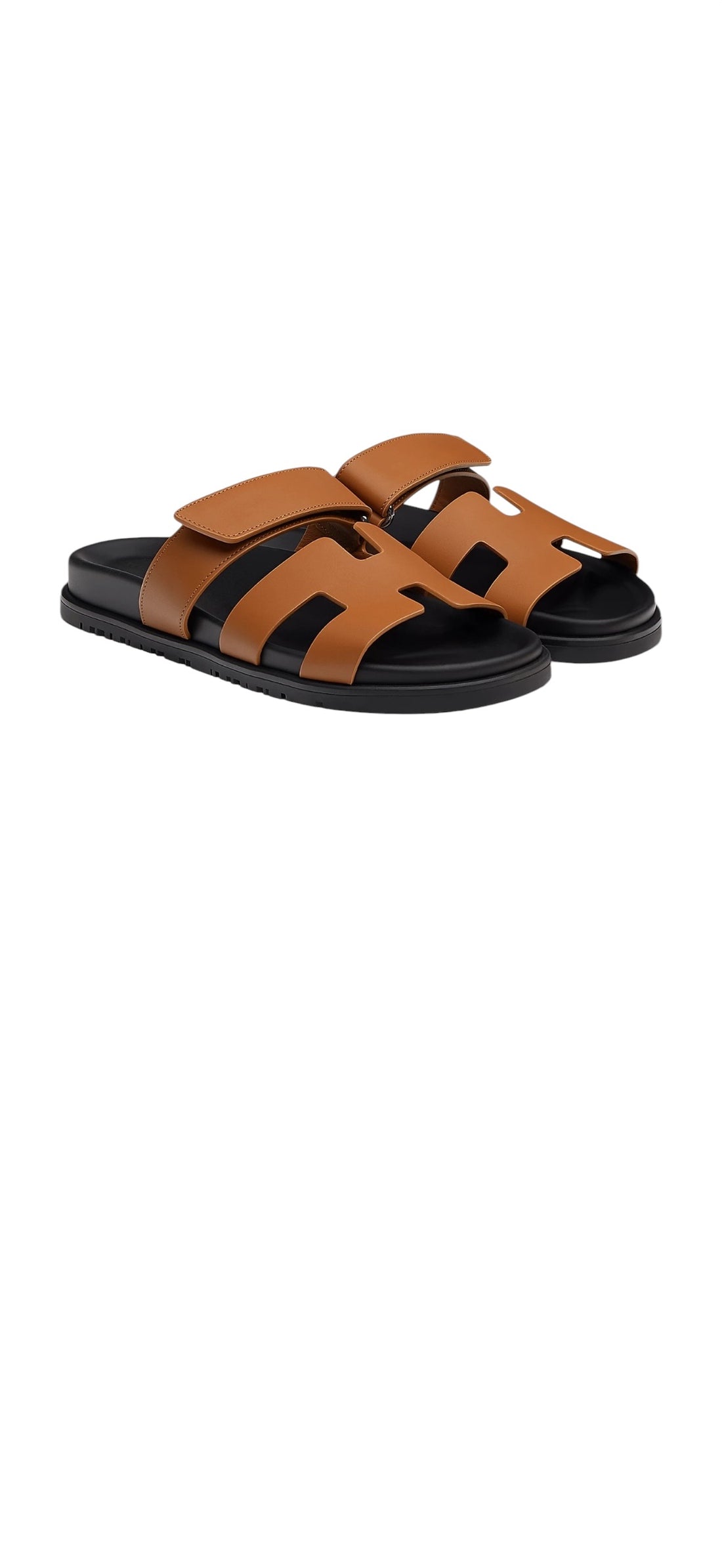 Hermès Sandalen Chypre in der Farbe Naturel. Grösse 42