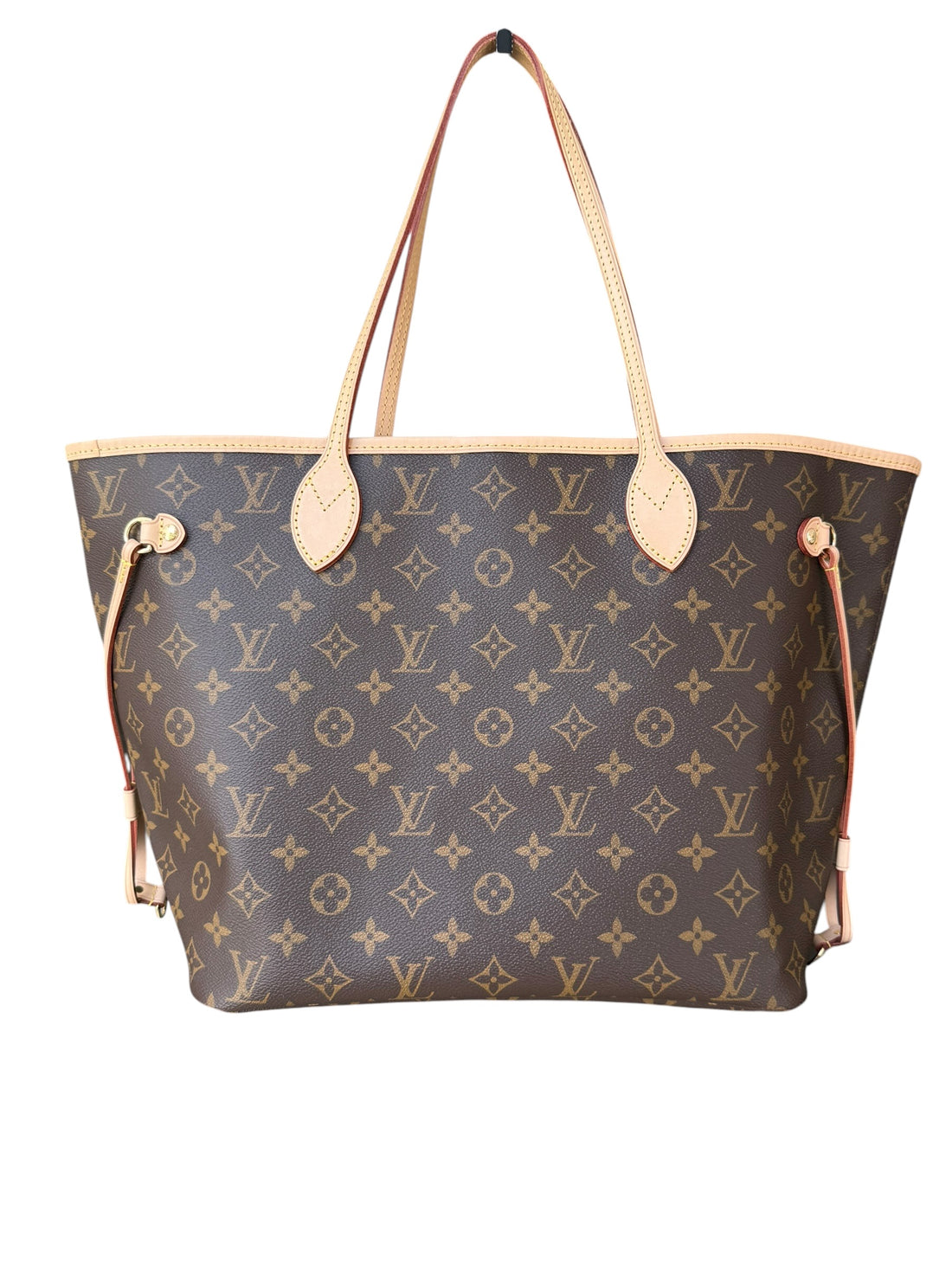 Louis Vuitton Neverfull MM in Monogram Canvas. Innen: Beiges Textilinnenfutter.
