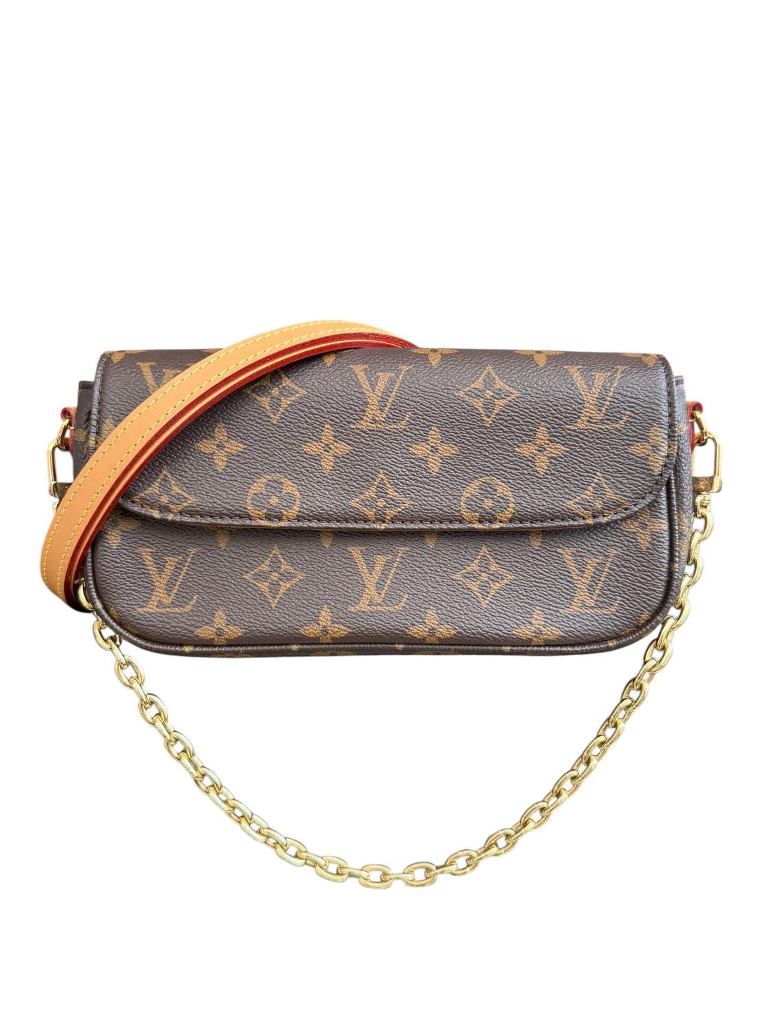 Louis Vuitton Ivy Wallet on Chain aus Monogram Canvas mit abnehmbarer Kette