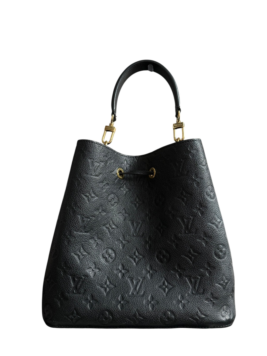 Louis Vuitton Néonoé Monogram Empreinte Leder in der Farbe schwarz
