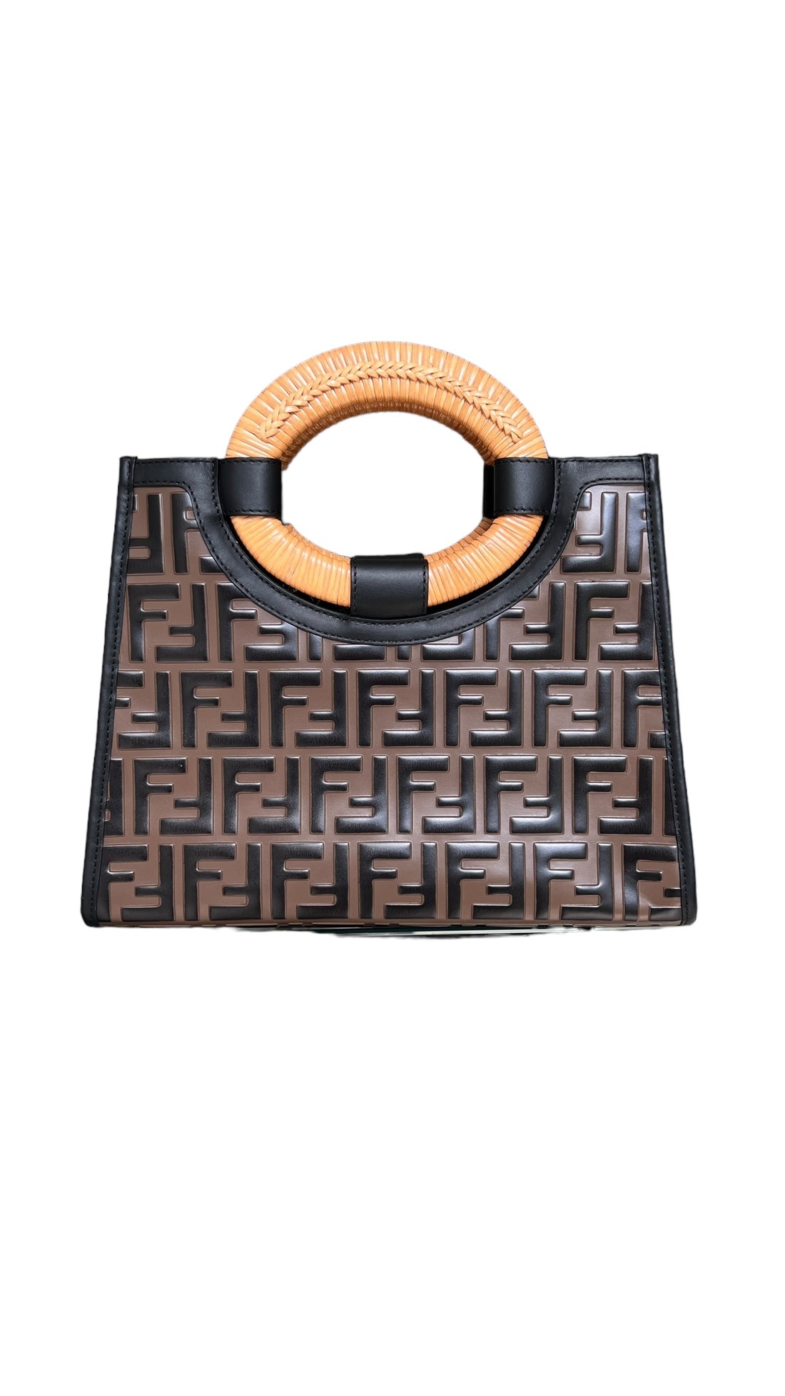 FENDI Fendi Runaway Zucca Tote Bag