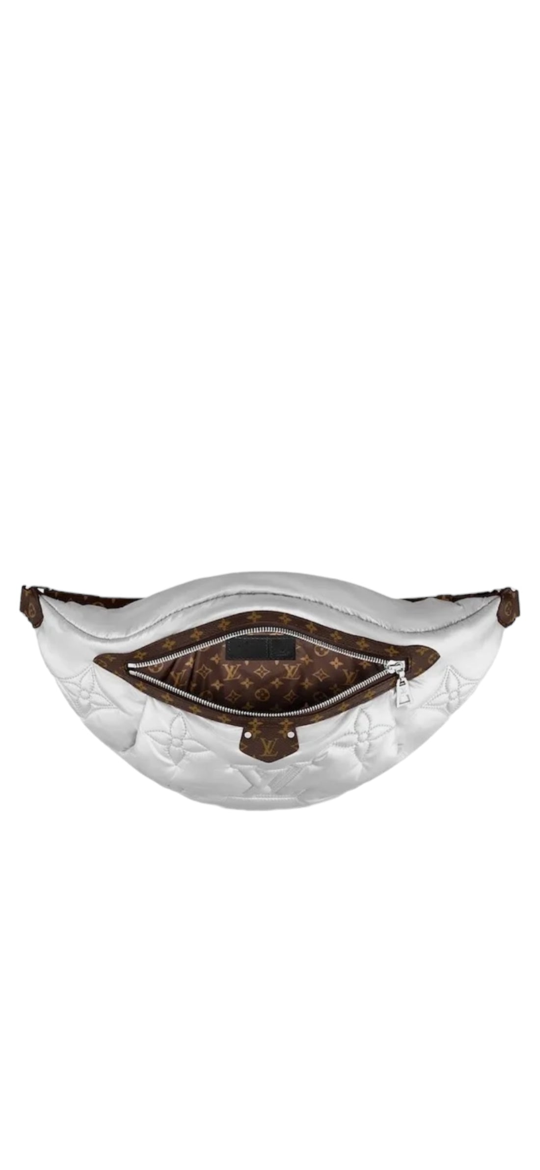 Louis Vuitton Bumbag Maxi Silber Silver Pillow