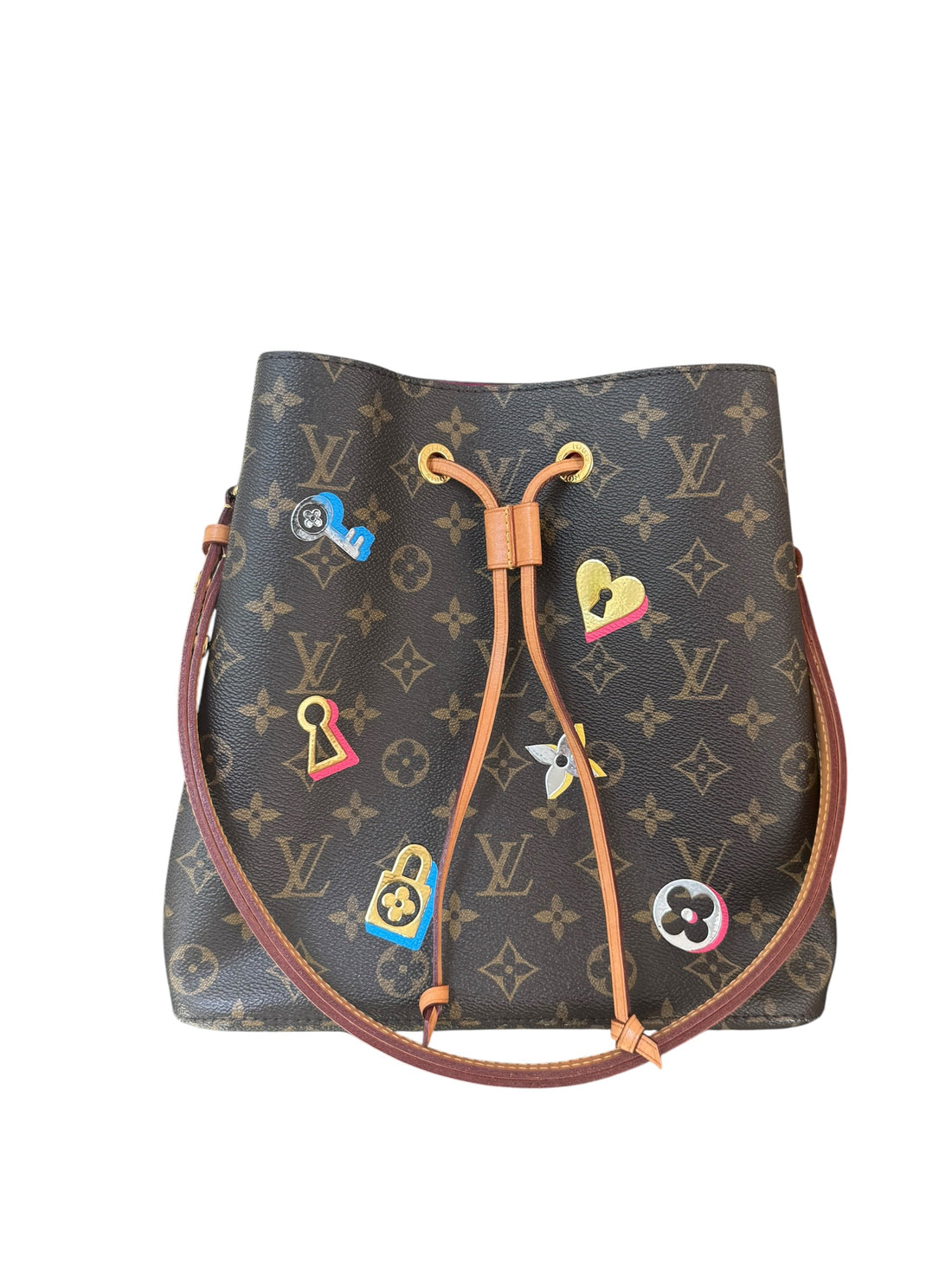 Louis Vuitton Néonoé MM aus dem Monogram Love Lock Canvas