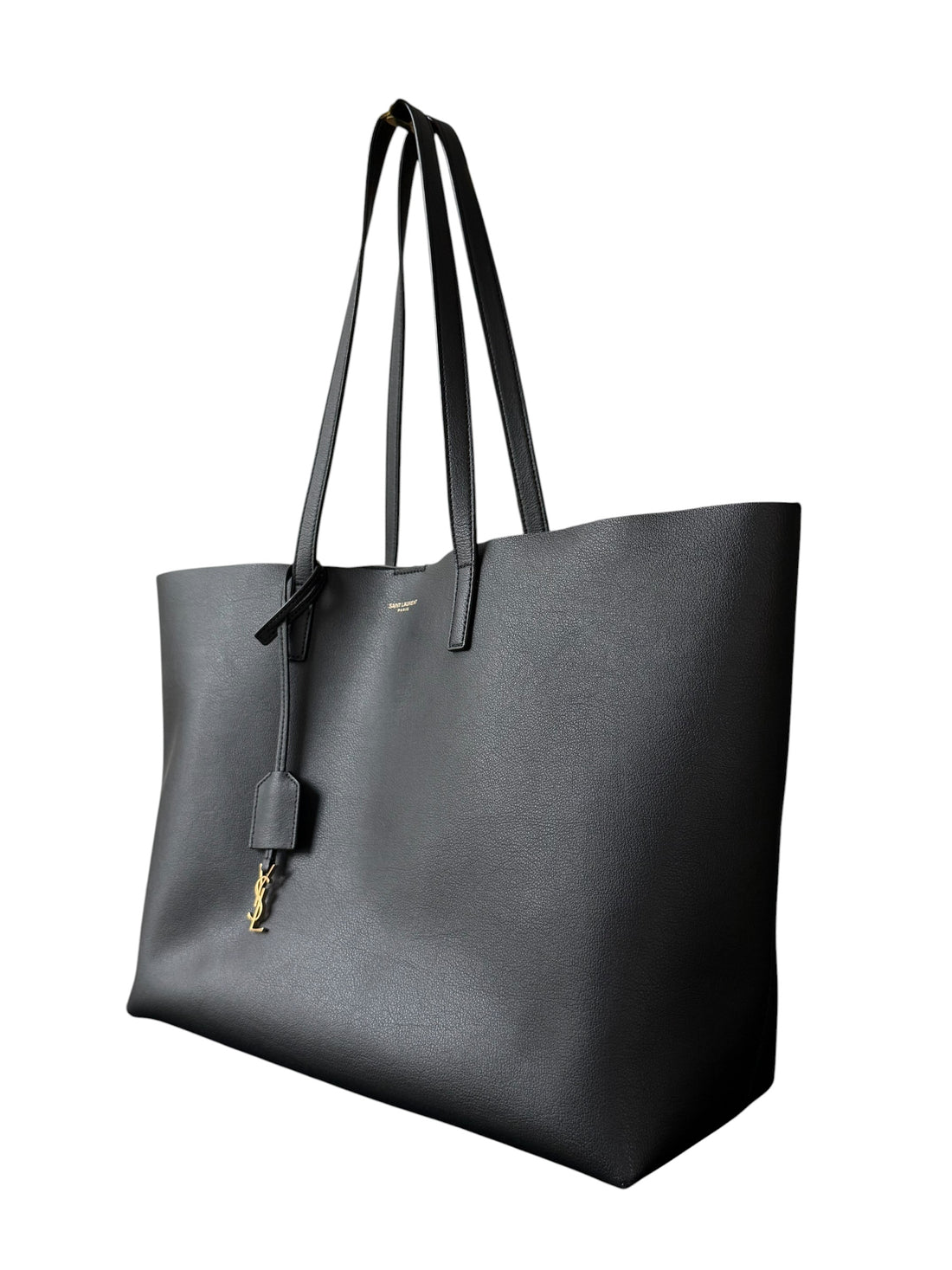 YSL Shopper aus schwarzem Leder