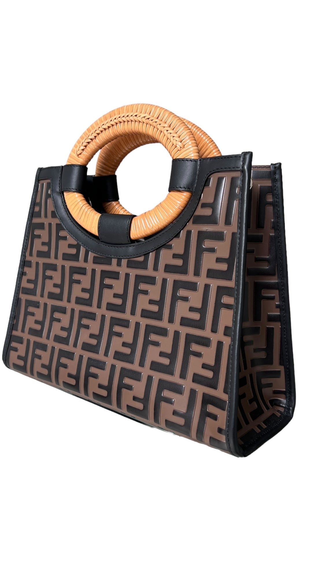 FENDI Fendi Runaway Zucca Tote Bag