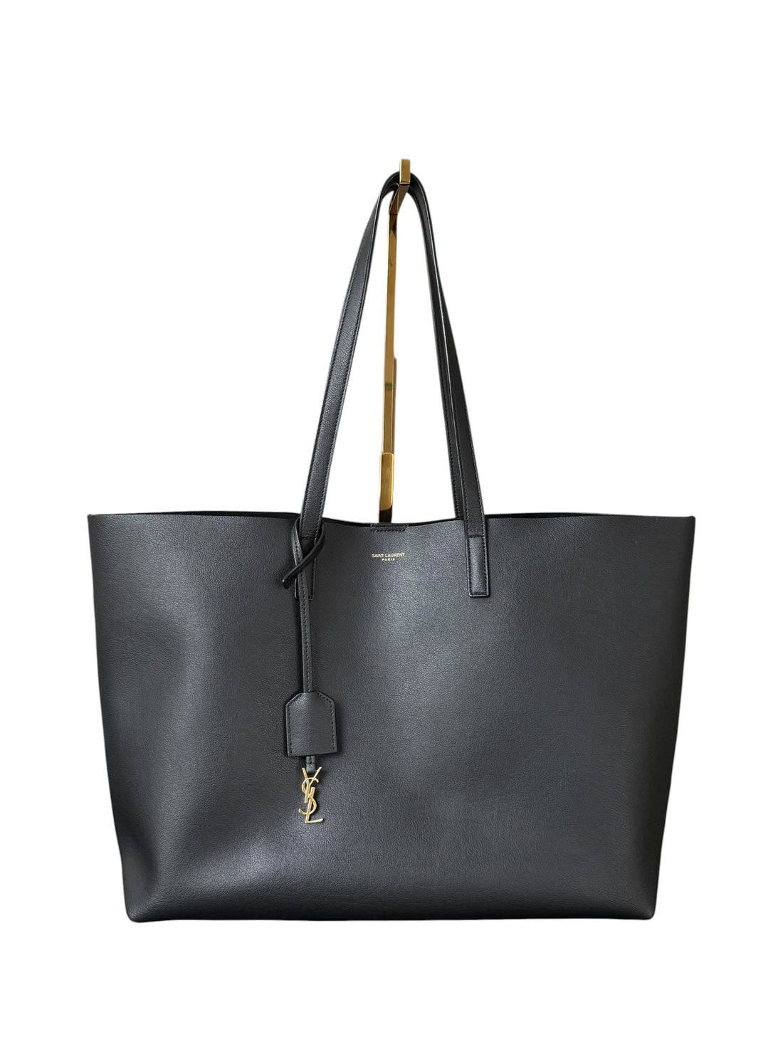 YSL Shopper aus schwarzem Leder