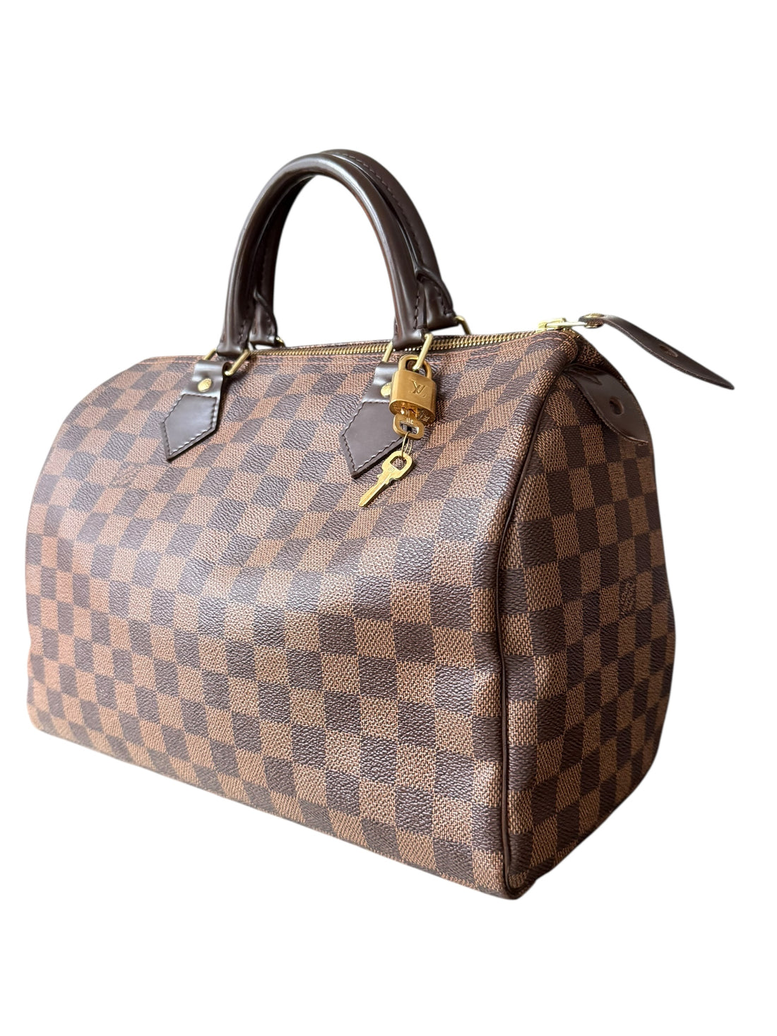 Louis Vuitton Speedy 30 Damier Ebene Canvas.
