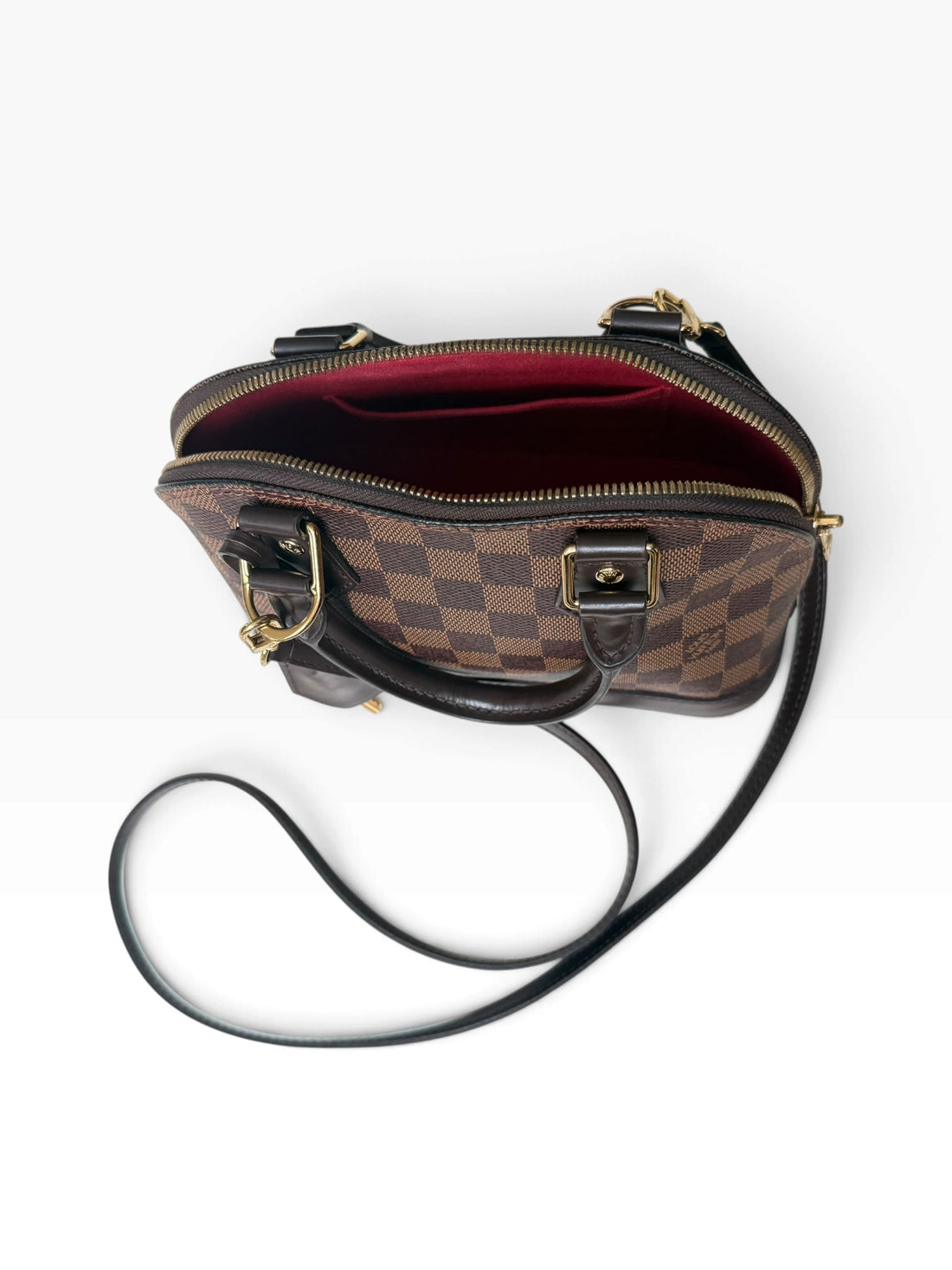Louis Vuitton Alma BB in Damier Ebene Canvas