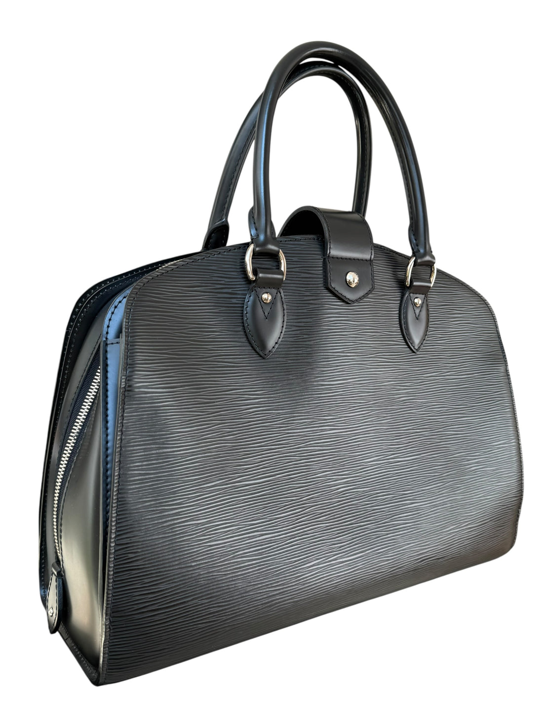 Louis Vuitton Pont Neuf GM Handtasche aus schwarzem Epi-Leder