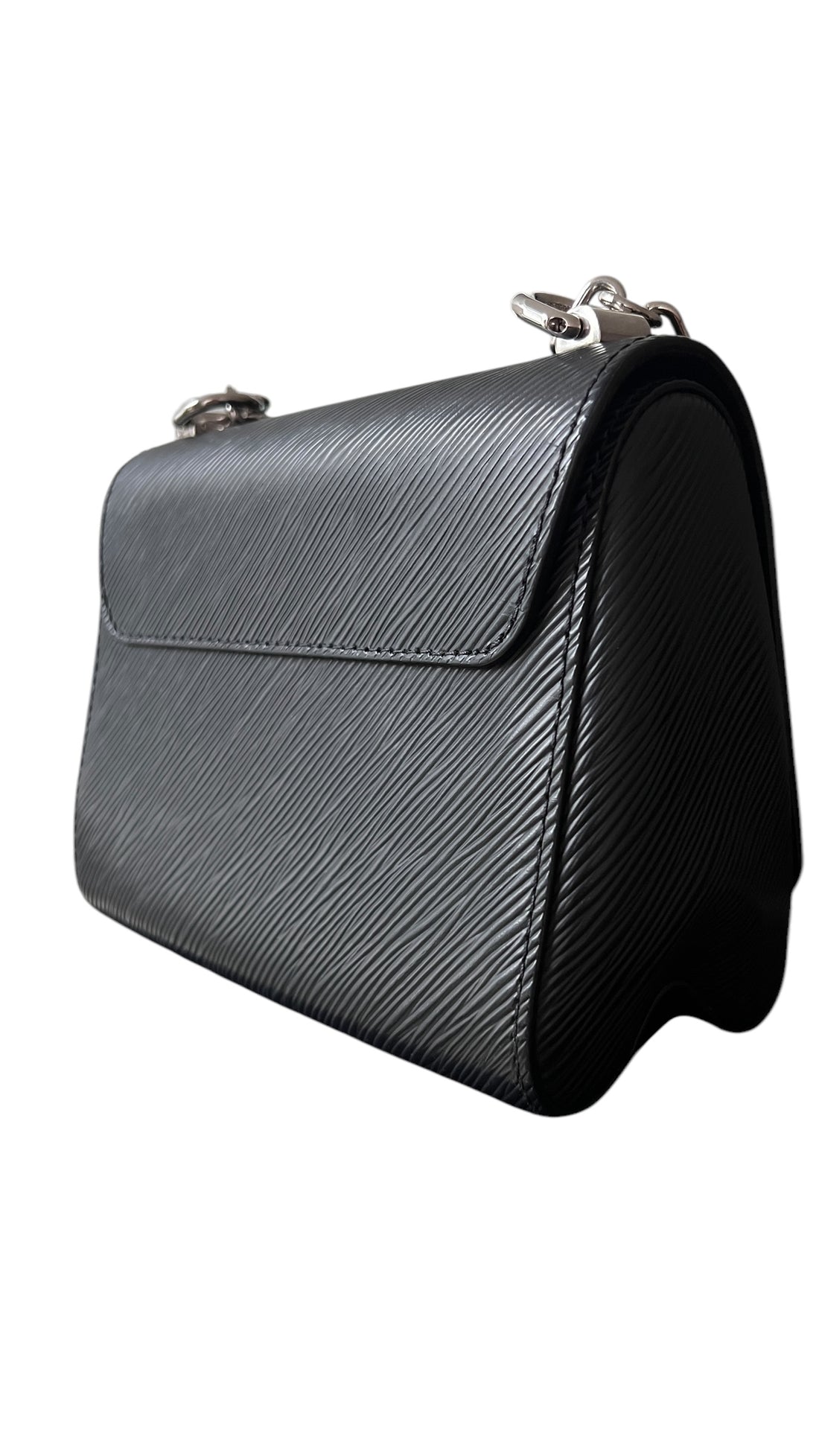 Louis Vuitton TWIST pm in schwarzem EPI Leder