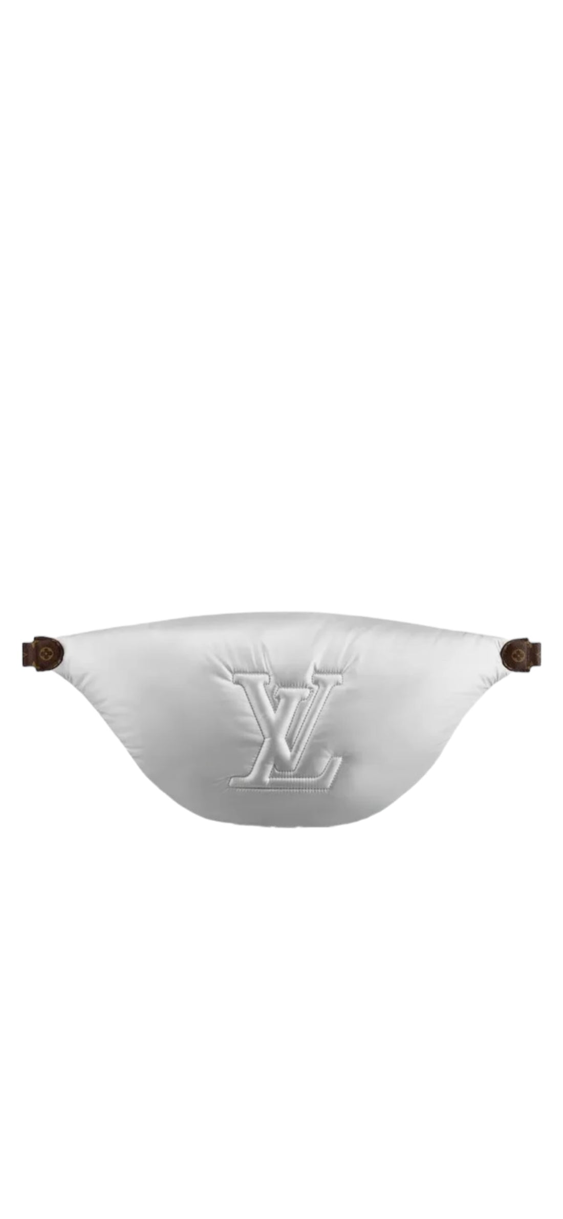 Louis Vuitton Bumbag Maxi Silber Silver Pillow