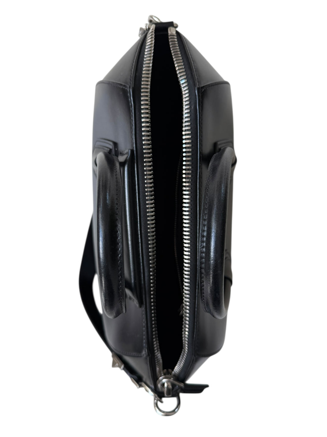 Givenchy Antigona Medium mittelgrosse Hand- oder Umhängetasche aus schwarzem Box-Kalbslede