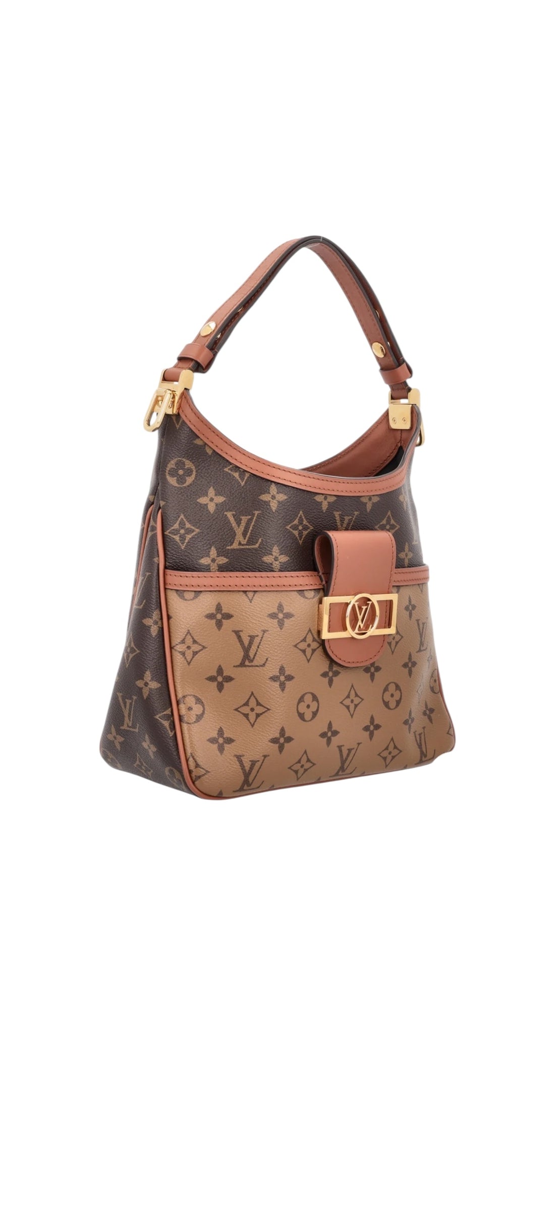 Louis Vuitton Dauphine Hobo Bag aus Monogram Reverse