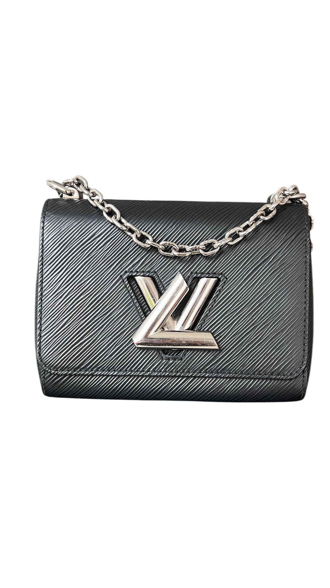 Louis Vuitton TWIST pm in schwarzem EPI Leder