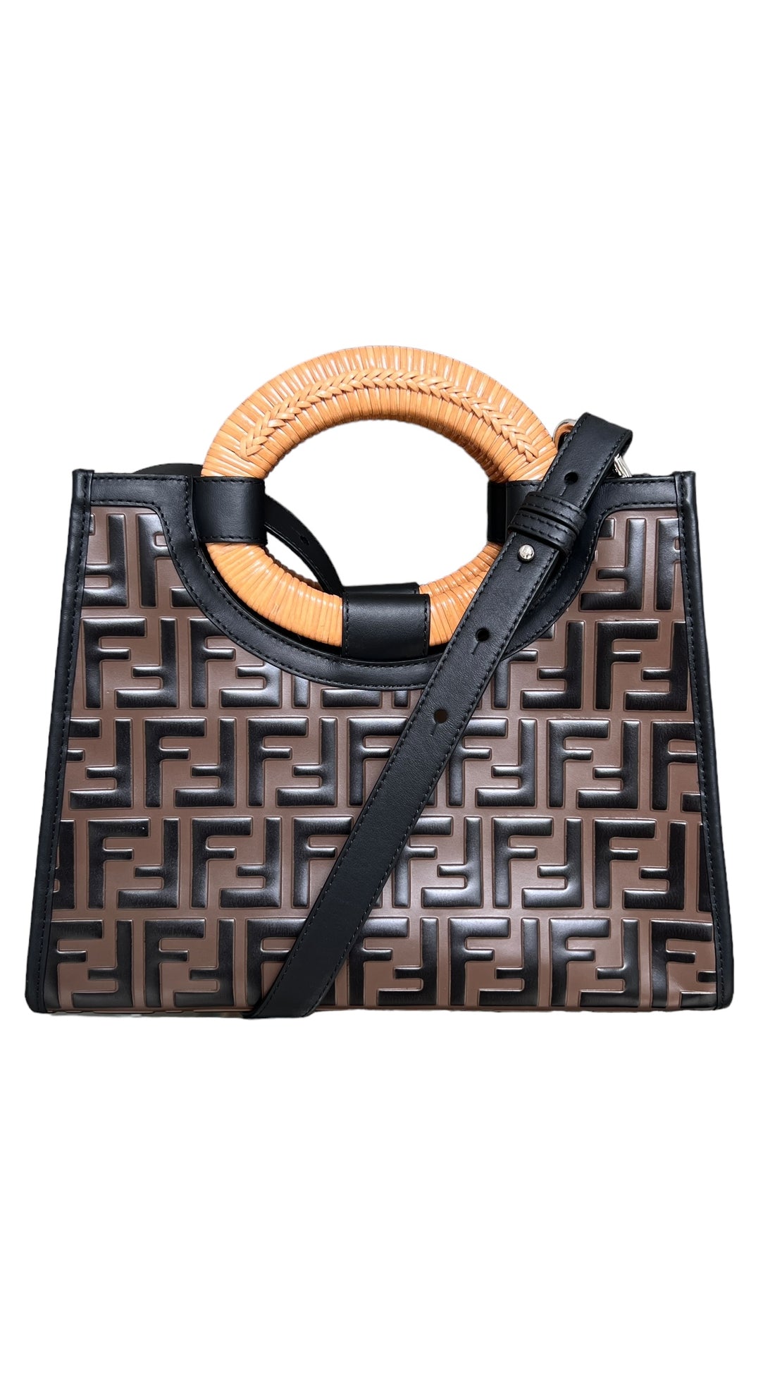 FENDI Fendi Runaway Zucca Tote Bag